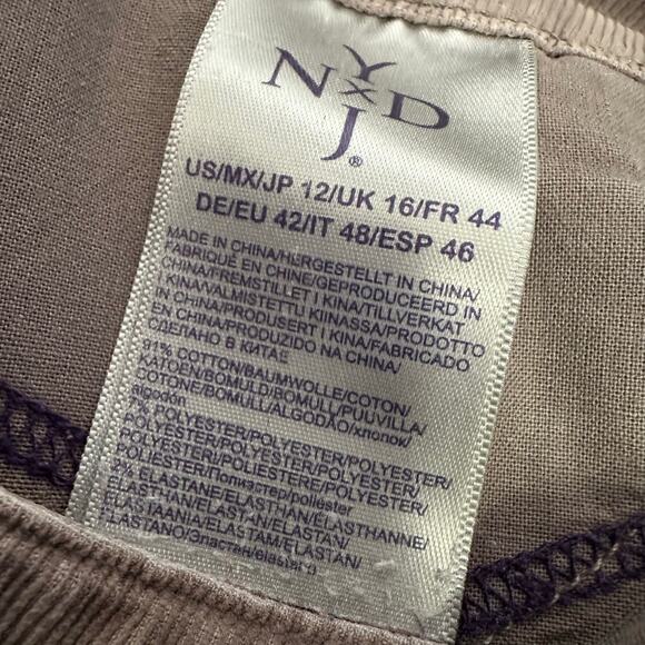 NYDJ Not Your Daughters Jeans Womens size 12 Marilyn Straight Corduroy Pants - Picture 10 of 10